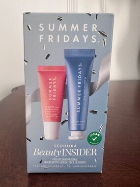 Summer Fridays  Lip Butter Balm + Jet Lag Mask Set